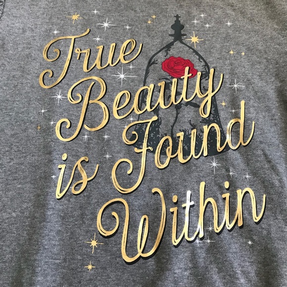 🥀 NWOT Disney BATB True Beauty Sweatshirt - Picture 2 of 4
